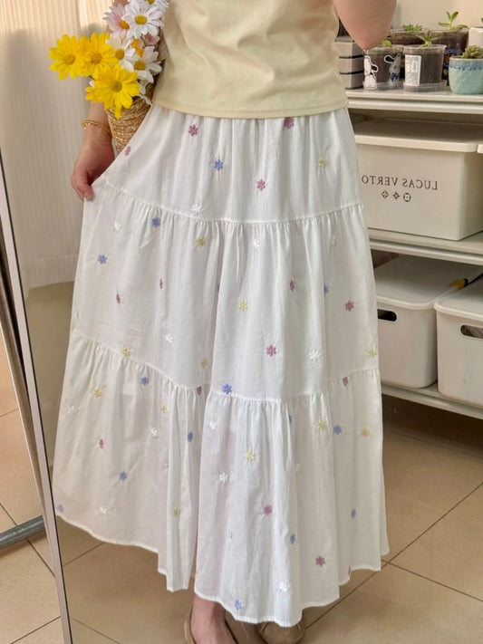 Daisy Daydream Midi Skirt – Local Stock