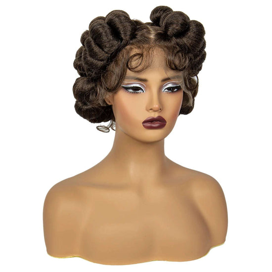 Regal Queen Bantu Knot Lace Wig