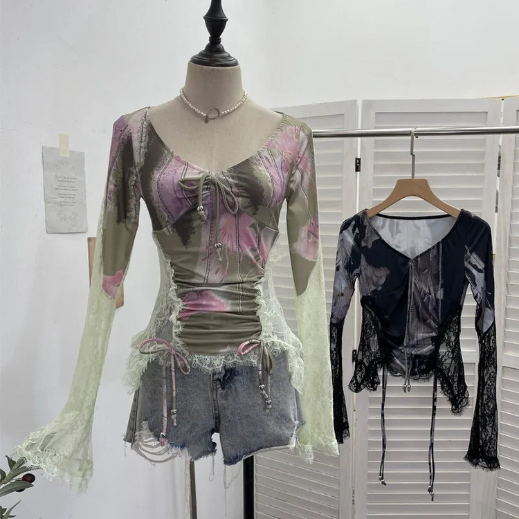 Groovy Lace Fantasy Top