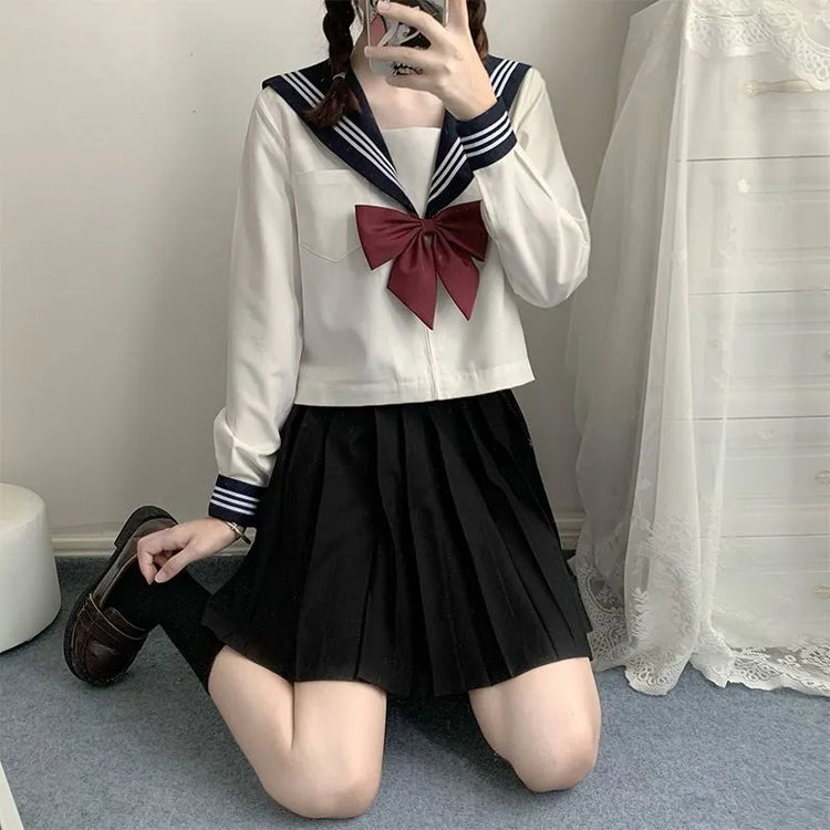 Sailor-Style School Uniform