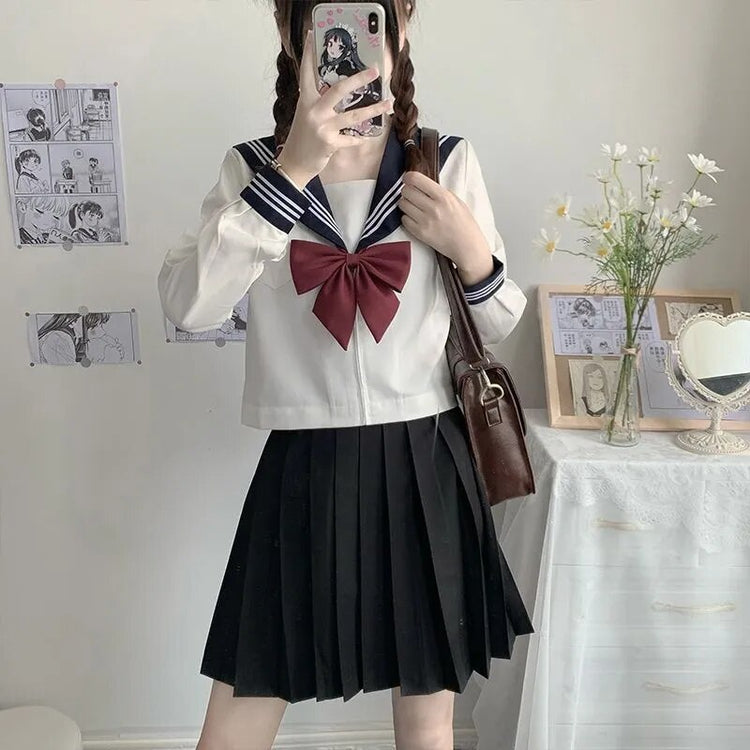 Sailor-Style School Uniform