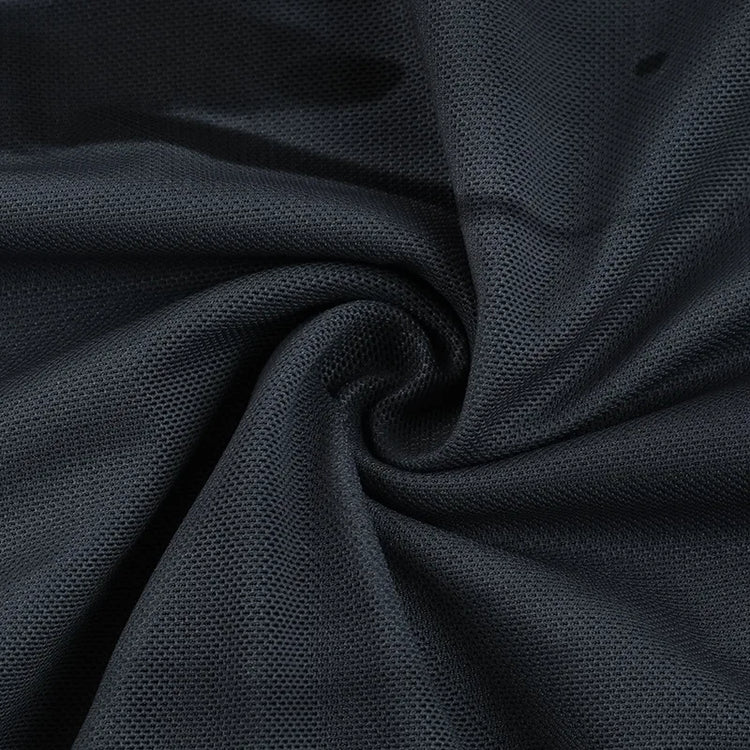 Swirled fabric close-up of the Midnight Butterfly Maxi Dress to showcase texture and softness.