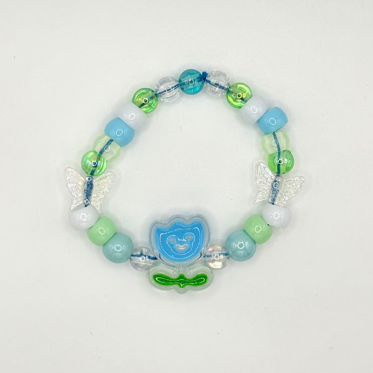 Two Moody Originals: Kandi Bracelet in Bluebell Bloom – Charm Kandi