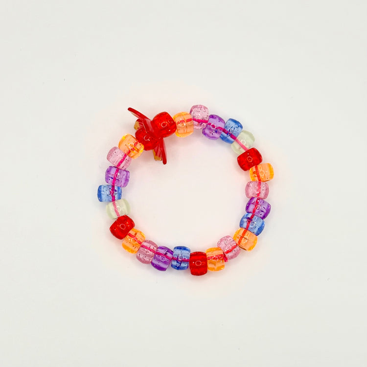 Two Moody Originals: Kandi Bracelet in Garden Sunset – Charm Kandi