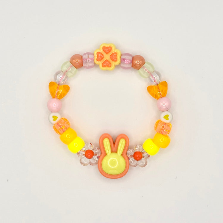 Two Moody Originals: Kandi Bracelet in Sunny Bunny – Charm Kandi