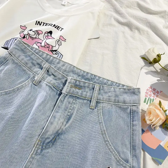 Buttonhole and pocket closeup of the Wildly Lovable Party Animal Shorts