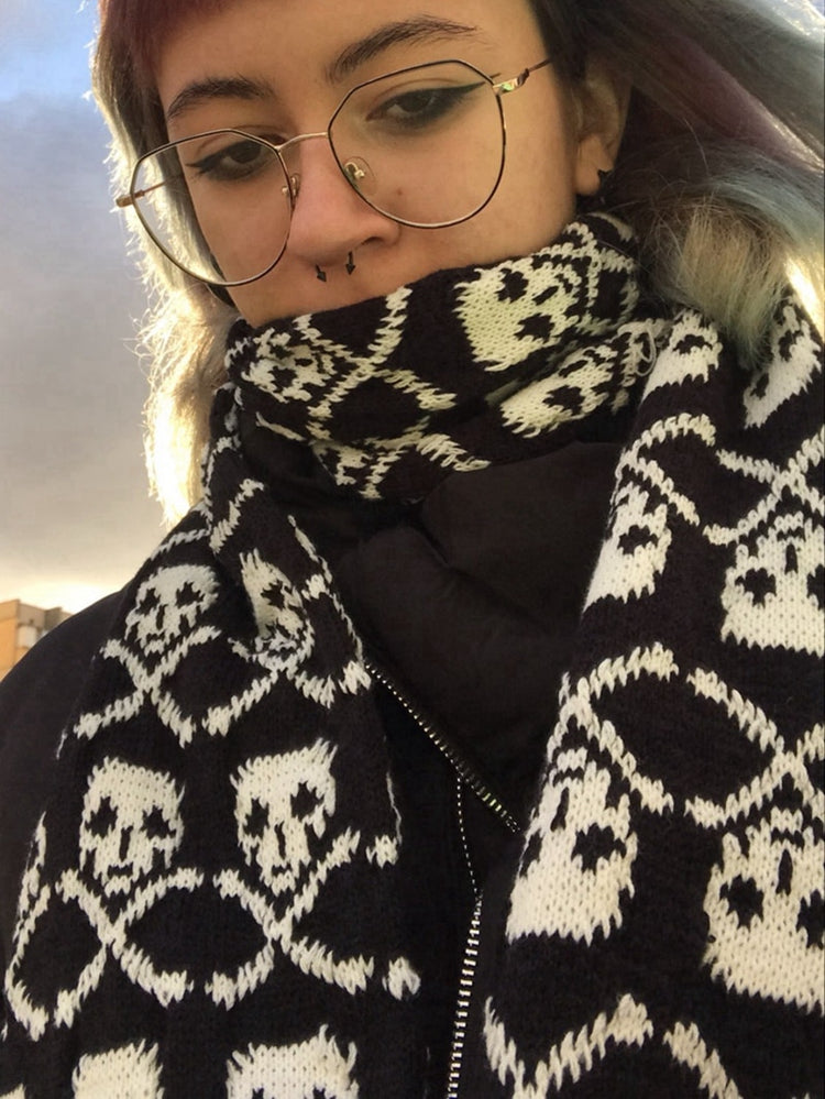 Punk Skull Scarf