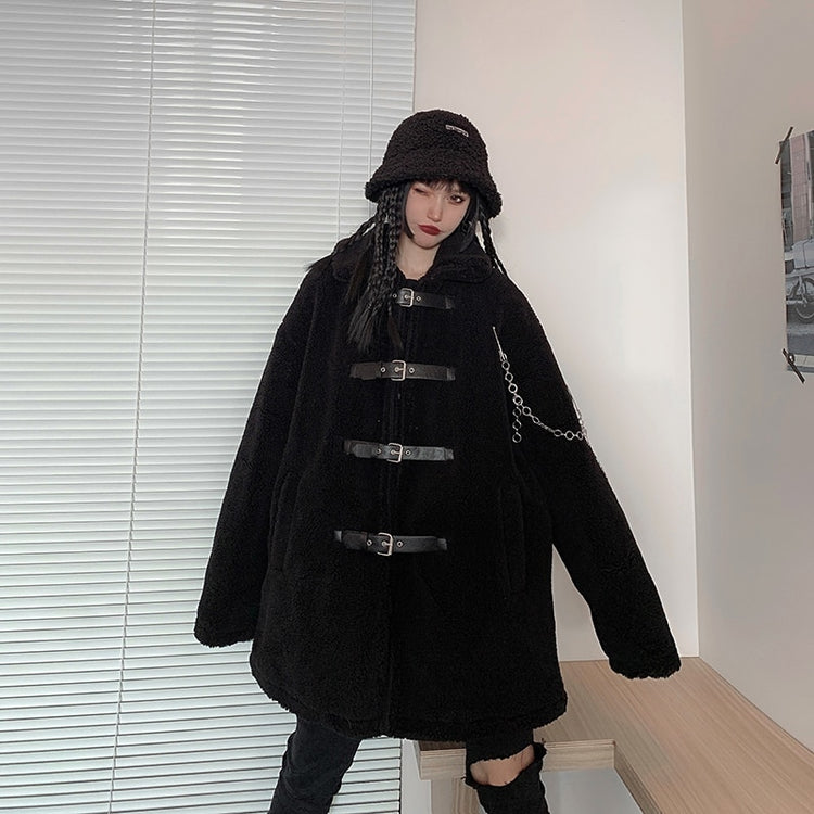 Punk Rabbit Ear Hat and Coat Set