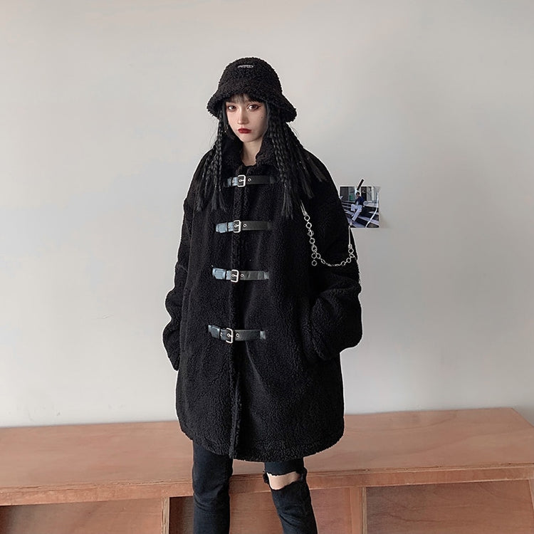 Punk Rabbit Ear Hat and Coat Set