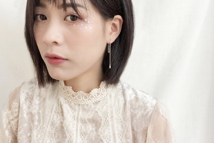 Dangle Layered Chain Earrings