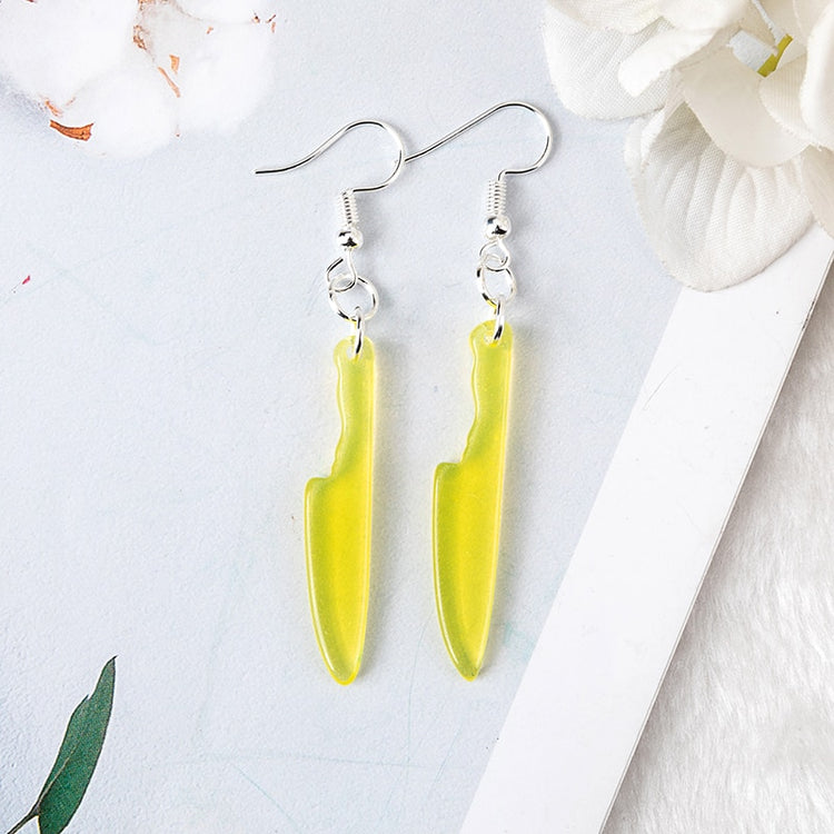 Knife Drop Earrings