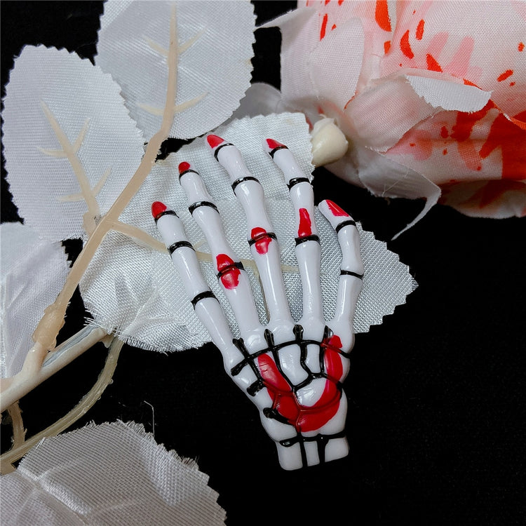Skeleton Hand Hair Clip