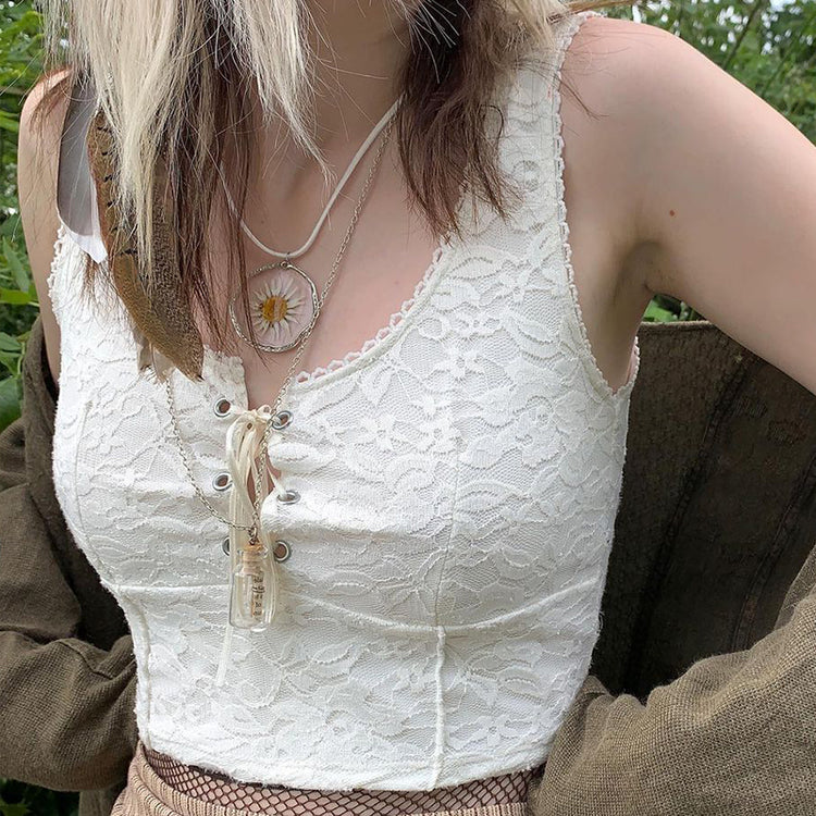 Floral Vintage Style Crop Top