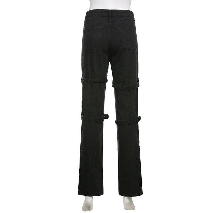Gothic Buckle Pants