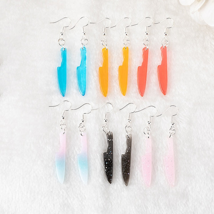 Knife Drop Earrings
