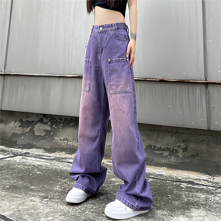 New Wave Gradient Washed Jeans – Moody Quick Ship (U.S. Only)