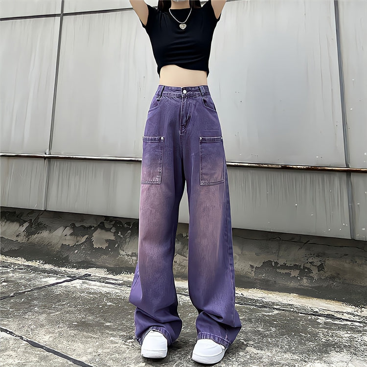 New Wave Gradient Washed Jeans – Moody Quick Ship (U.S. Only)