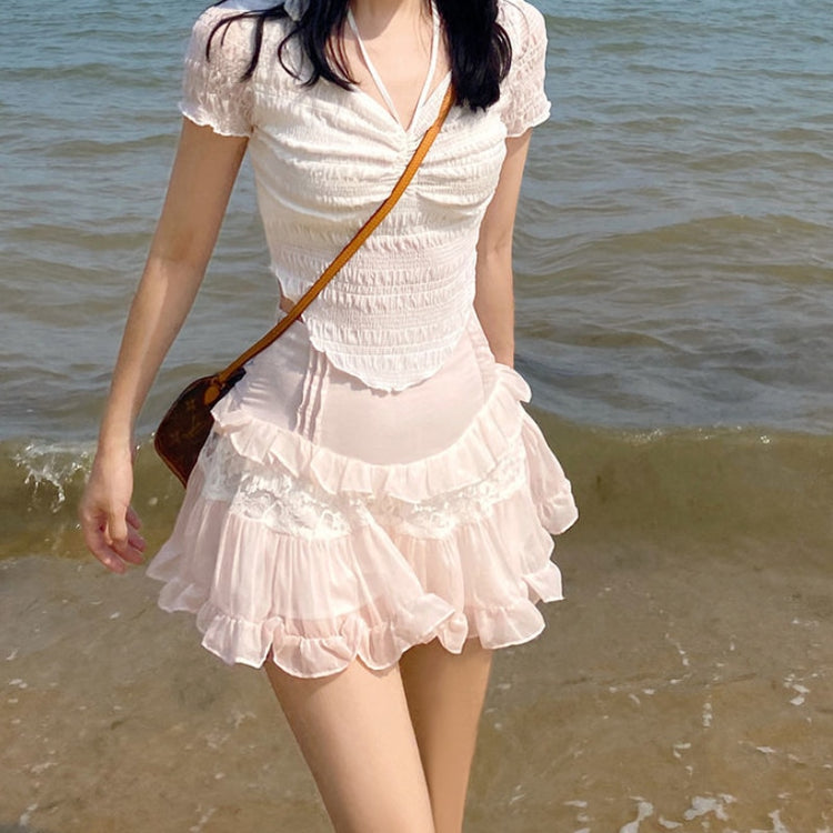 Sweet Kawaii Ruffle Skort