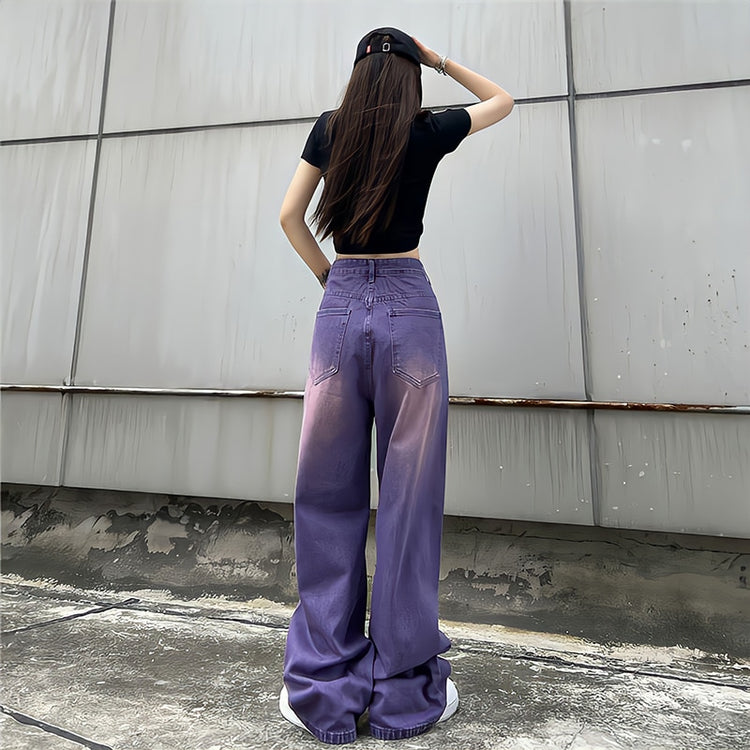 New Wave Gradient Washed Jeans – Moody Quick Ship (U.S. Only)