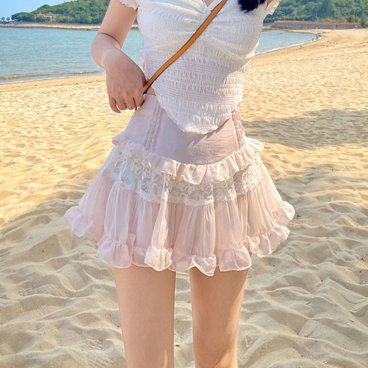 Sweet Kawaii Ruffle Skort