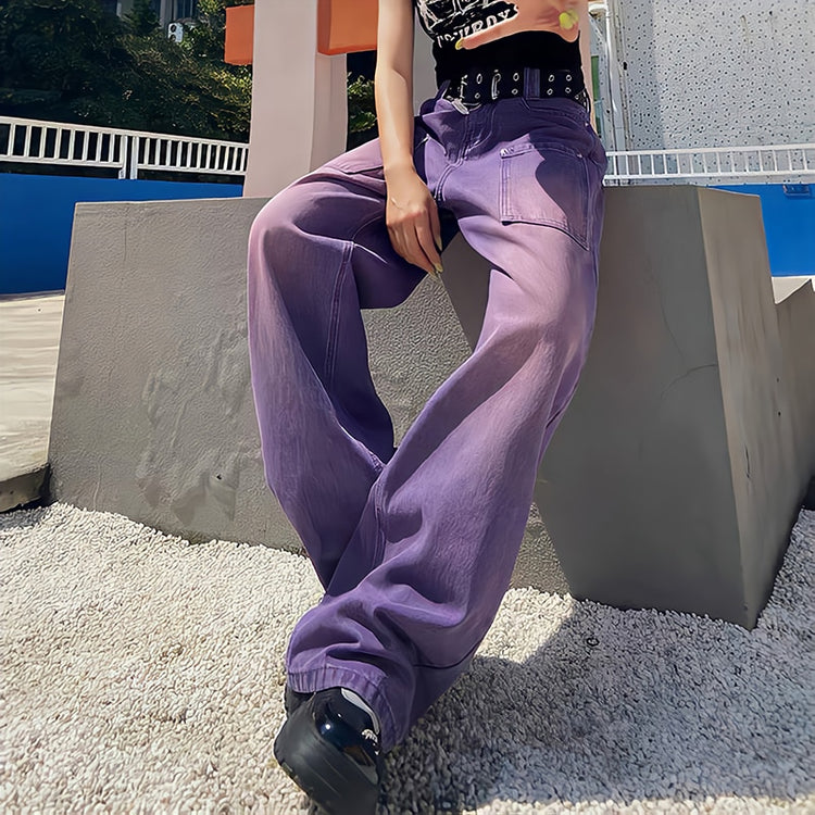 New Wave Gradient Washed Jeans – Moody Quick Ship (U.S. Only)