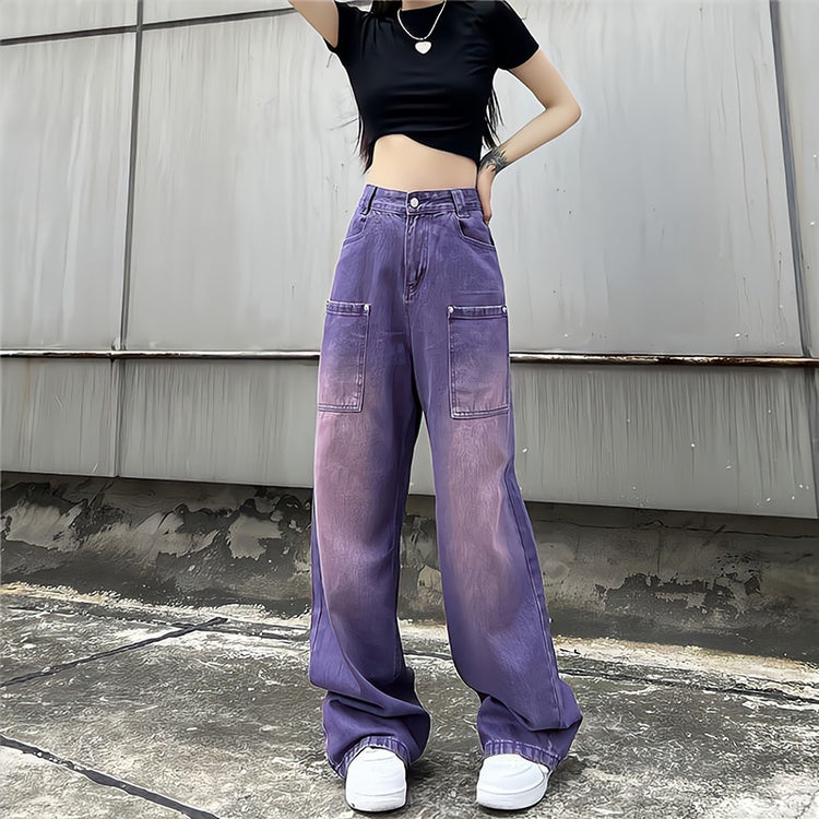 New Wave Gradient Washed Jeans – Moody Quick Ship (U.S. Only)