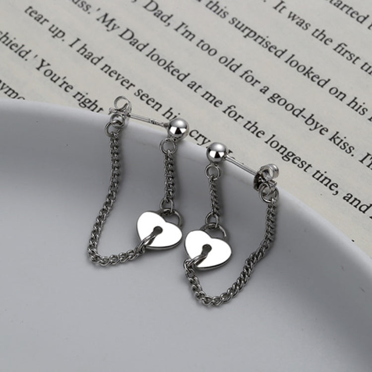 Locked Heart Earrings
