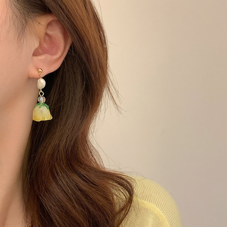 Precious Tulip Flower Earrings – Local Stock