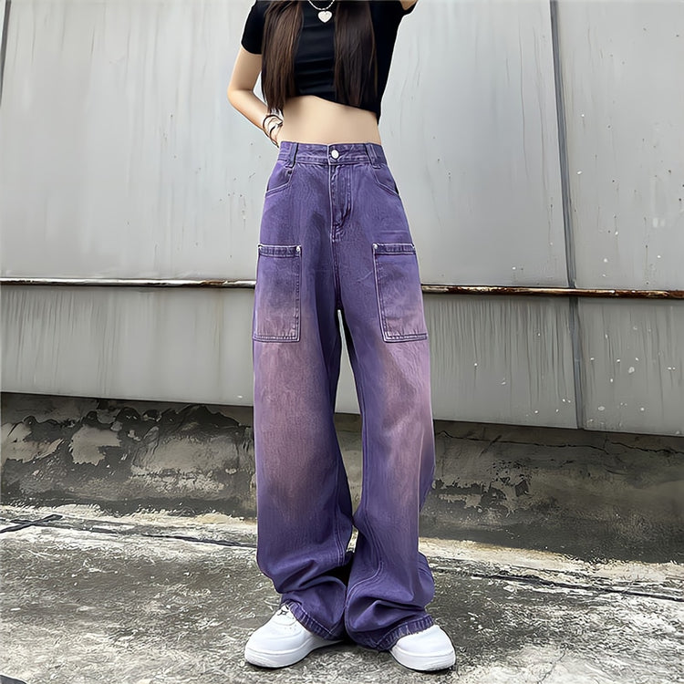 New Wave Gradient Washed Jeans – Moody Quick Ship (U.S. Only)
