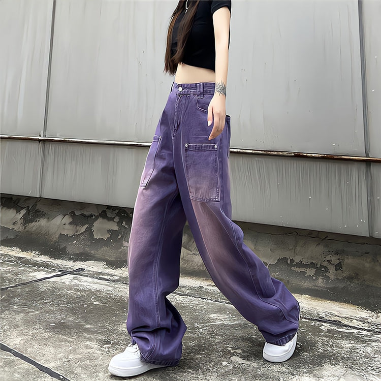 New Wave Gradient Washed Jeans – Moody Quick Ship (U.S. Only)