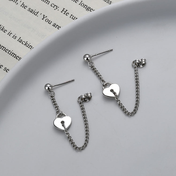 Locked Heart Earrings