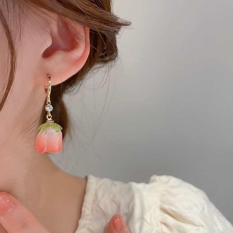 Precious Tulip Flower Earrings – Local Stock