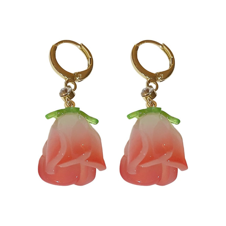 Precious Tulip Flower Earrings – Local Stock