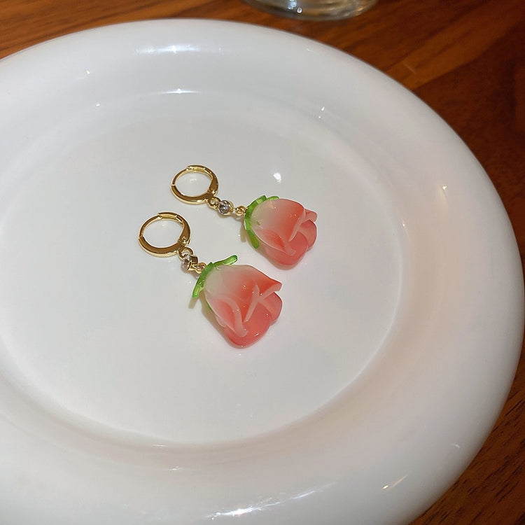 Precious Tulip Flower Earrings – Local Stock