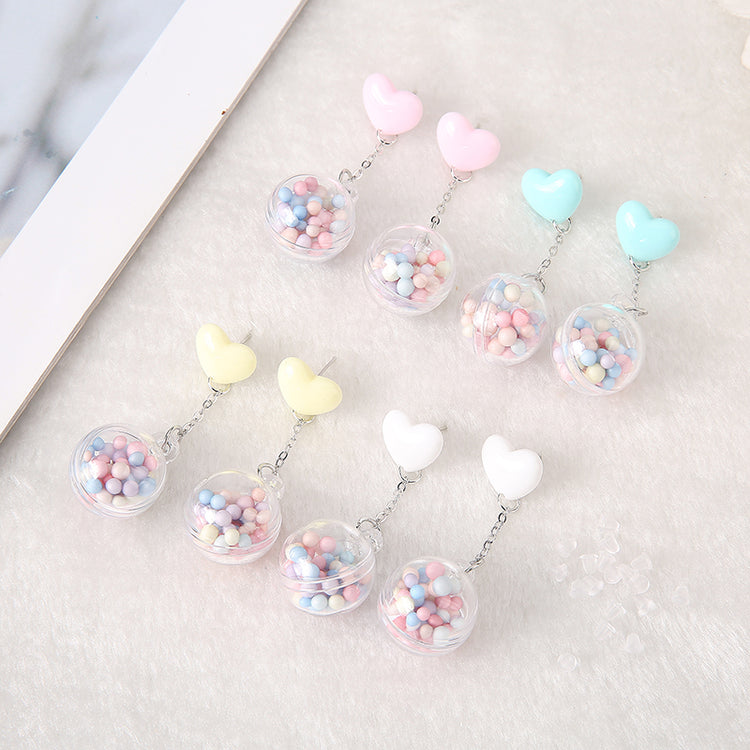 Heart Bubblegum Earrings