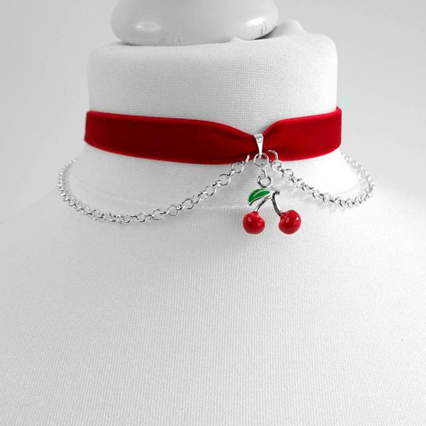 Cherry Chain Choker Cherry Chain Choker