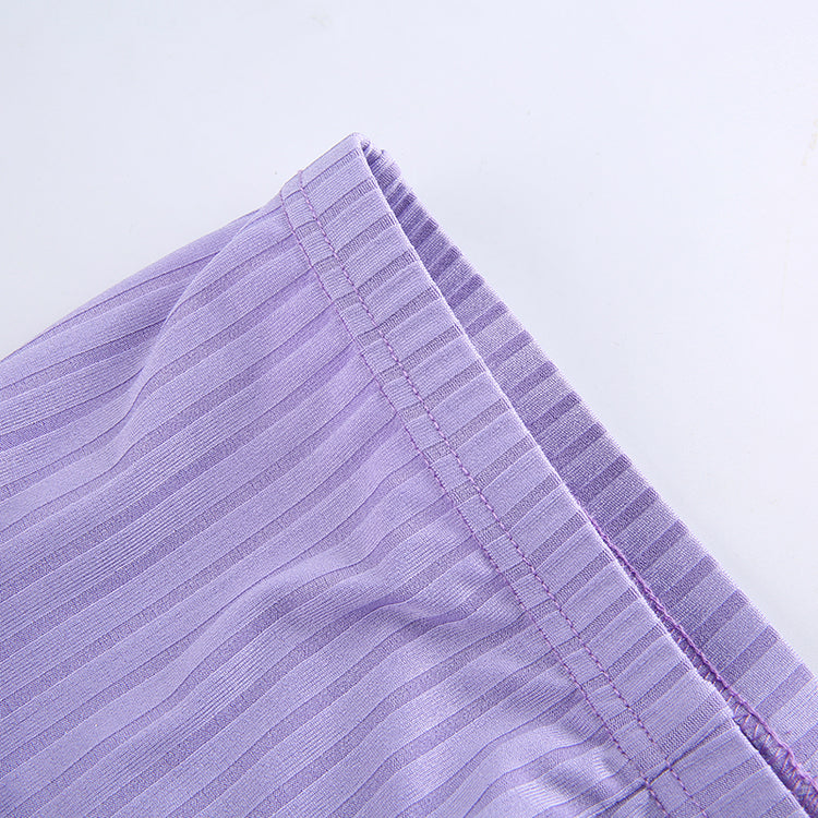 Ribbed Flare Pants