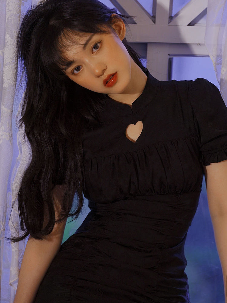 Heart Out Qipao Style Mini Dress