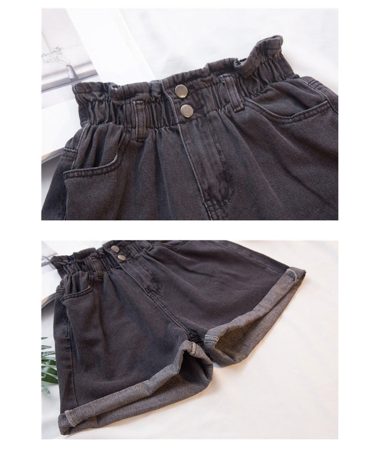 High Elastic Waist Shorts – Moody Quick Ship (U.S. Only)
