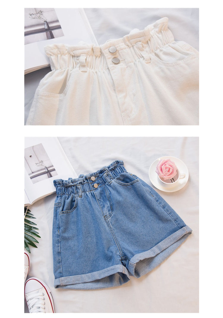 High Elastic Waist Shorts – Moody Quick Ship (U.S. Only)