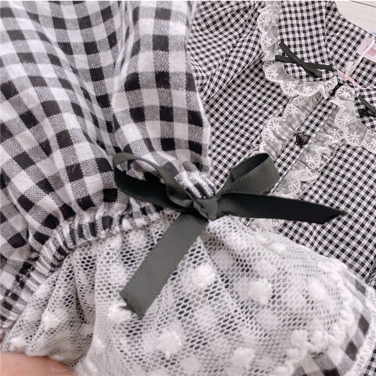 Picnic Daydream Long Sleeve Gingham Blouse