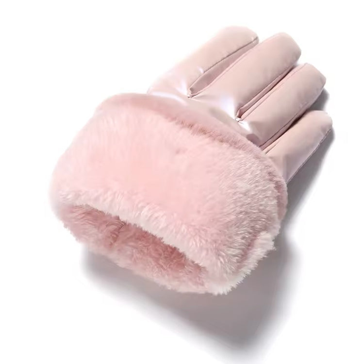 Plush Reflective Touch Screen Gloves