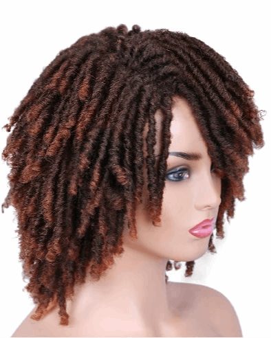 Short Faux Locs Wig