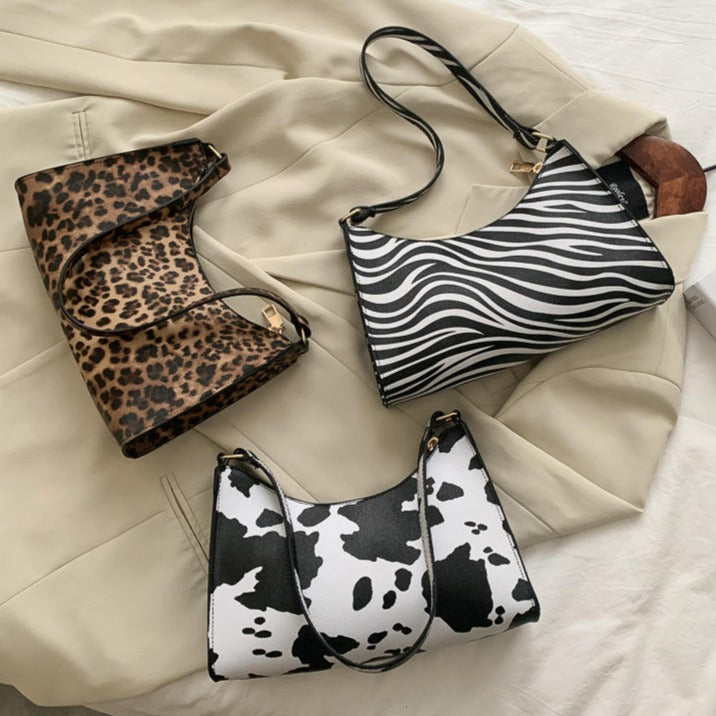 Animal Print Shoulder Bag