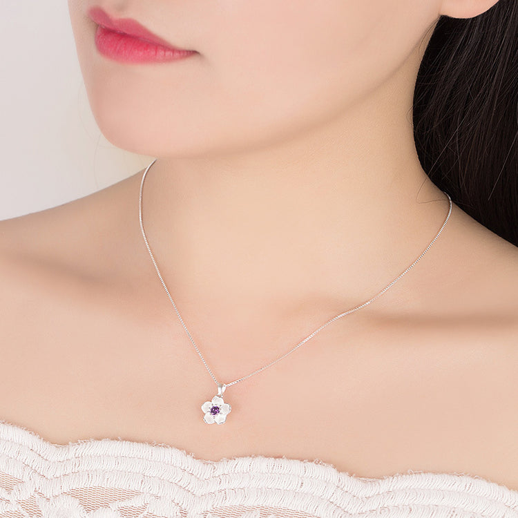 Cute Cherry Blossom Necklace