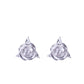 Delicate Rose Stud Earrings