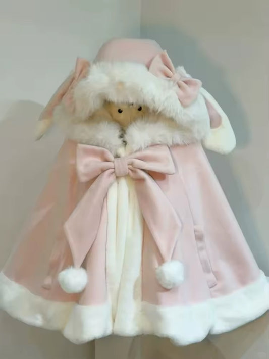 Delightfully Kawaii Hooded Bunny Cloak