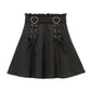 Gothic Girly Heart Skirt