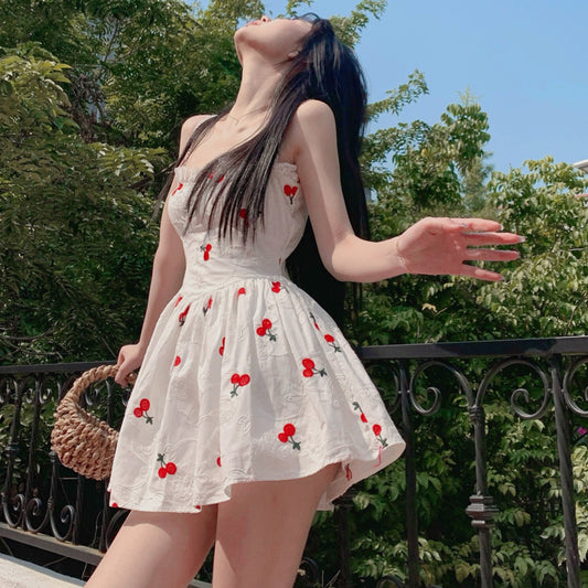Berry Cherry Mini Dress