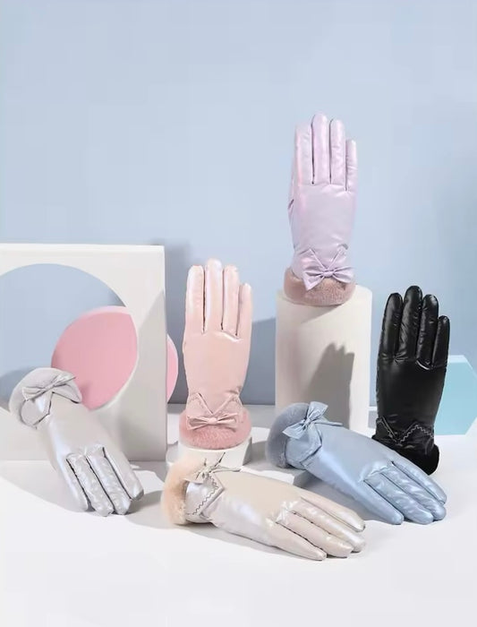 Plush Reflective Touch Screen Gloves